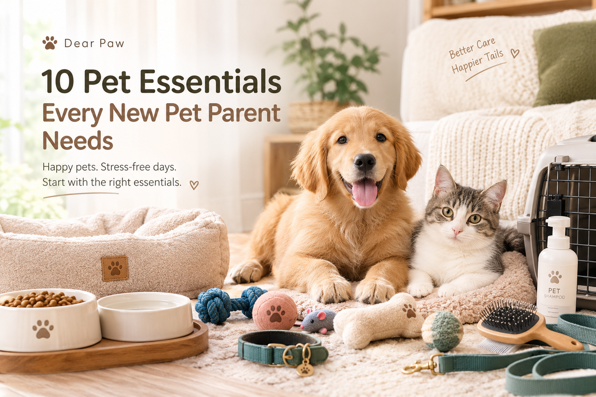 10 Pet Essentials Every New Pet Parent Needs