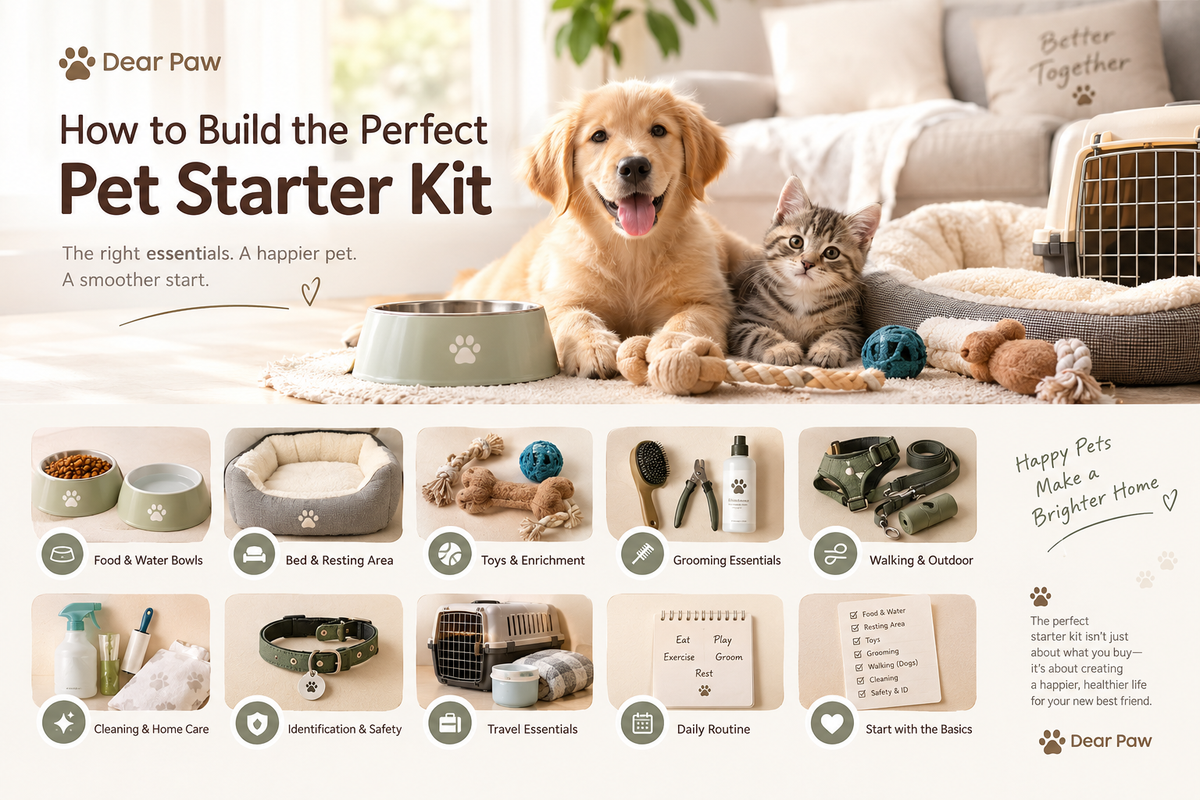 How to Build the Perfect Pet Starter Kit