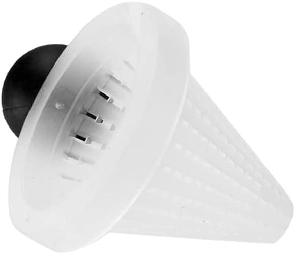 1 Pc White Cone Shape Aquarium Red Worm Fish Feeder with Suction 7cm Height Professional, Automatic Feeders, Fish and Aquatic Pets,Aquarium Accessories