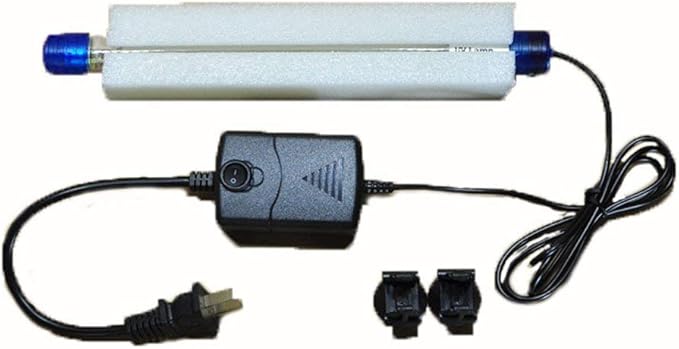 11W U-VC Aquarium Green Clean Light Aquarium Algae Clean Lamp Fish Tank Water Clean Light Green Clear Waterproof Water Clean Lamp for Pond Fish Tank Sump Swim Pool (11W-13inch Length)