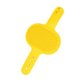 Silicone Dog Bath Brush – Soft Pet Scrubber for Bathing & Grooming – Shampoo Brush for Dogs, Cats & Puppies – Adjustable Strap – Choose from 5 Colors (Yellow)