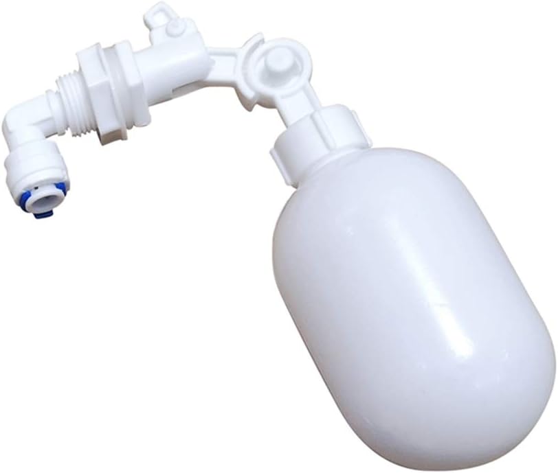 1/4" inch Tube Water Filter Float Ball Valve Adjustable Liquid Level for RO Water Reverse Osmosis System Fish Aquarium Pond Water Pump Reservoir Tank Mount Aquaculture 1 Piece