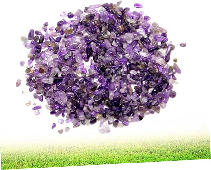 100g Amethyst Gravel Ore Gem Stones Rocks Crystals Crystal Stones Aquarium Substrate Home Desktop Decor
