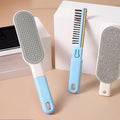 Travel Size Lint Brushes for Clothes, Cat Dog Hair Remover for Lundary, Lint Remover for Bed Sofa Coat, Best Hair Cleaning Brushes Better Than Lint Roller (Mini Blue)