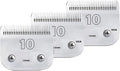 10 Blade Dog Grooming Compatible with Andis/Wahl/Oster Dog Clippers 3 Pack