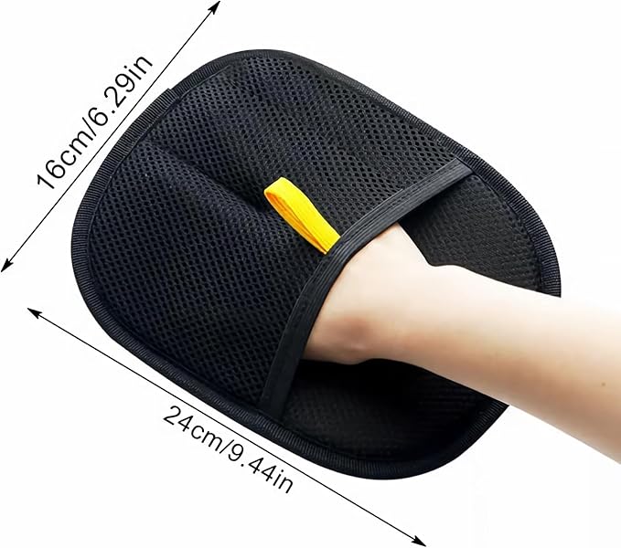 Pet Hair Removal Glove Reusable Anti Static Pet Fur Remover Glove for Furniture Clothes Bedding and More for Dogs and Cats Multi Surface Hair Cleaner Tool (3 pcs)