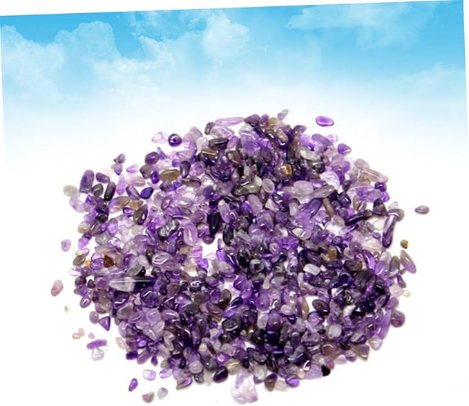100g Amethyst Gravel Ore Gem Stones Rocks Crystals Crystal Stones Aquarium Substrate Home Desktop Decor