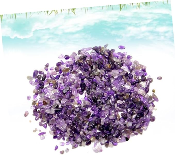 100g Amethyst Gravel Ore Gem Stones Rocks Crystals Crystal Stones Aquarium Substrate Home Desktop Decor