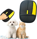 Electrostatic Pet Hair Removal Gloves: Quick Wiping - Reusable & Washable for Sofa Clothing Pet Beds Effortless Cats & Dogs Hair Remover for Busy Pet Owners (Black)