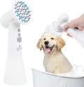 Electric Rotating Massage Dog Shampoo Spray Dispenser with Foam Brush [2025 Upgraded Version] Dual-core Electric pet Bath Brush | 2-Speed Variable Frequency SPA × Double Bubbles