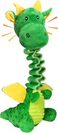 Large Squeaky Dog Toys, Tug-of-War Puppy Toys with Crinkle Paper, Stuffed Plush Animal Dog Toys to Keep Them Busy, Bonding Time Pet Toys for Small, Medium, Large Dogs