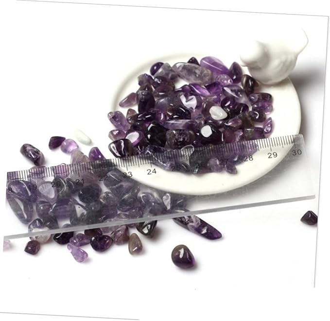 100g Amethyst Gravel Ore Gem Stones Rocks Crystals Crystal Stones Aquarium Substrate Home Desktop Decor