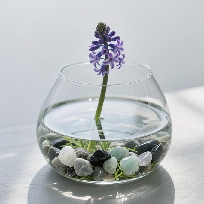 0.96LB Natural Pebbles Crushed Stones Aquarium Gravel Succulent Rocks Vase Filler Fish Tank Decorative Polished Bulk Irregular Shaped - Aquatic Agate