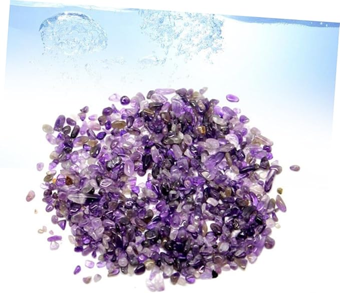 100g Amethyst Gravel Ore Gem Stones Rocks Crystals Crystal Stones Aquarium Substrate Home Desktop Decor
