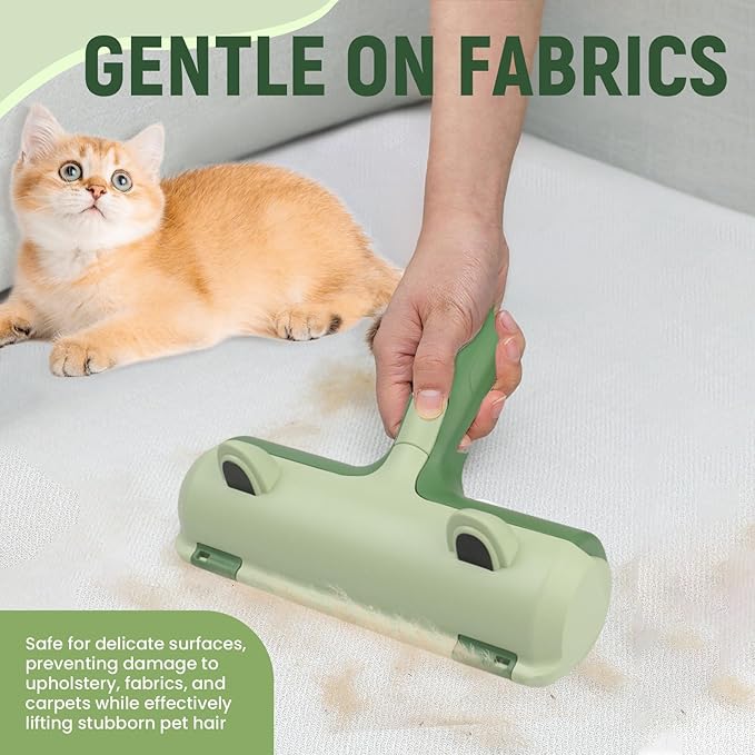 Roller Pet Hair Remover - Cat and Dog Hair Remover for Furniture, Couch, Carpet, Clothing and Bedding - Portable, Multi-Surface Fur Removal Tool，pet Hair Removal Glove，pet Hair Remover for Laundry.