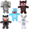 Bzonsmart Squeaky Dog Toys, 5 PCS Crinkle Dog Toy Plush, Dog Toys Value Pack for Small Medium and Large Dogs, Dog Chew Toys to Keep Them Busy