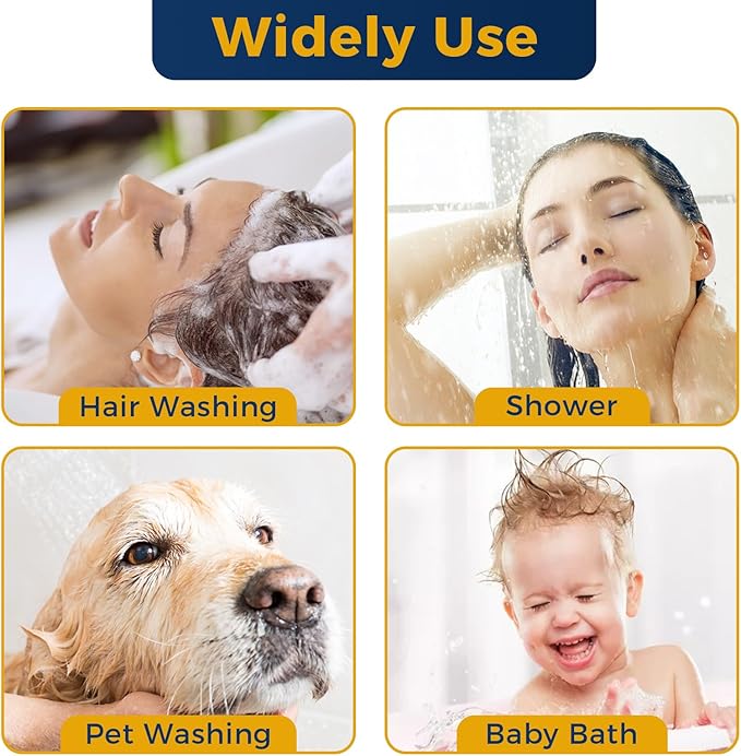 KLLEYNA Shower Head Sink-Faucet Bathtub-Bathroom-Garden - Hose Sprayer Attachment(5 Adapters) for Hair Washing & Pet Dog Rinse & Baby Bath, ON/OFF Extension for Moen, Kohler, Delta, American Standar