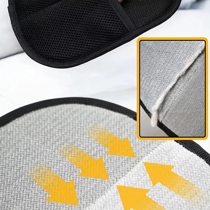 Pet Hair Removal Glove Reusable Anti Static Pet Fur Remover Glove for Furniture Clothes Bedding and More for Dogs and Cats Multi Surface Hair Cleaner Tool (1 pcs)