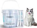 100Tubes Cat Treat Snack Wet Lickable Squeeze Stick Lickable Treats for Dogs & Cats Squeezable Creamy Purée Cat Snack Chicken Lickable with Multivitamin Lickable pet Treats Healthy Grain-Free