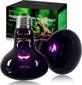 100W Reptile Night Light Bulb – 2-Pack Moonlight Purple Glow, Gentle Heat & UVA for Nocturnal Basking, E26 Base, Perfect for Bearded Dragon, Lizard, Turtle, Chicken
