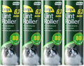 Fedicelly Large Lint Rollers Pet Hair Extra Sticky Refills,Mega Value Set 6.3 inches Wider with 320 Sheets for Cat and Dog Hair Removal,80 Sheets Per Roller (Pack of 4)