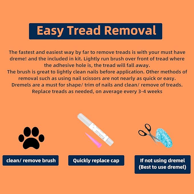 100pcs Dog Nail Caps Claw capsCover with Glue and Applicators (XL: About. Weight: 40-70 pounds.)
