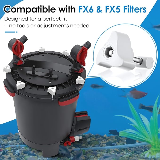 1 Pack Replacement Parts Compatible with Fluval Canister Filters, Lid Fastener Compatible with Fluval FX6 FX5 FX2 FX4, Secure Fit and Long Lasting