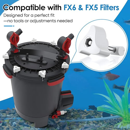 1 Pack Replacement Parts Compatible with Fluval Canister Filters, Lid Fastener Compatible with Fluval FX6 FX5 FX2 FX4, Secure Fit and Long Lasting