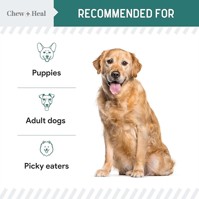 12-in-1 Multivitamin for Dogs - 240 Puppy and Senior Dog Vitamin and Supplement Soft Chews for Hip and Joint - Advanced Formula with Glucosamine, Omega 3,6,9, Vitamins, Probiotics, and More