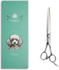 7” Dog Grooming Scissors – VG10 Japanese Steel Professional Pet Thinning Shears for Cats & Dogs | Clean Cut & Precise Trimming | Lightweight, Ergonomic, Handcrafted | Thinning Rate 50% | K9 Shears