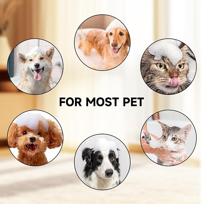 Dog Washing Gloves - Quick Drying Dog Towel,Cat Bath Grooming Gloves Brush with High-Density Teeth for Bathing Massaging，Absorbent Pet Bath Towel 30.3"x13.8" with Hand Pocket for Dog Cat Pink