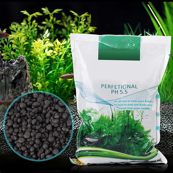 1000 G Aquarium Soil, Aquatic Soil, Aquatic Soil, Aquarium Plant Soil, Aquatic Plant Soil, Aquatic Soil Substrate, Easy to Use, Bottom Water
