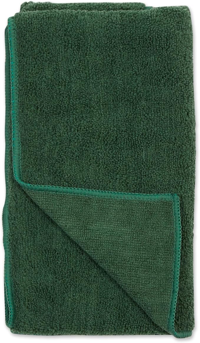 Bone Dry Pet Grooming, Embroidered Microfiber Towel Drying Collection, 15x30, Hunter Green