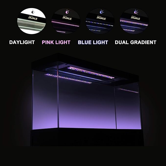 100 Gallon Glass Aquarium with Aluminum Cabinet - Including Sump for Filtration and Circulation, Plumbing, LED, Black with Gold Trim