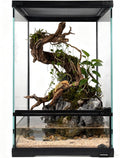 11 Gallon Tall Reptile Glass Tank 12"x12"x18" with Drainage Hole - Pre-Assembled Vertical Reptile Cage Enclosure for Arboreal Geckos,Chameleon,Lizard,Tree Frog and Snake