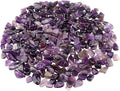 0.96LB Natural Amethyst Aquarium Gravel Vase Filler Crushed Crystal Quartz Succulent Rocks Fish Tank Decor Pebbles Bulk Polished Irregular Shaped - Amethyst