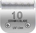 10# Pet Grooming Clipper Replacement Blades, Detachable Blade Compatible with Andis/wahl/Oster Dog Clippers,10 Blade 1/16-inch, Made of Ceramic & Stainless Steel Blade