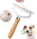 Metal Carpet Brush Pet Hair Remover, 1 Buck Thick Rack Wood Handle Portable Carpet Scraper, Embedded Couch Lint Pilling Dog Cat Fur Remover, Fabric Shaver Depiller Furniture
