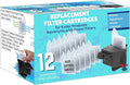 12-Pack XS Filter Cartridges for Aquarium, Replacement Cartridge for Koller Products Fish Tanks