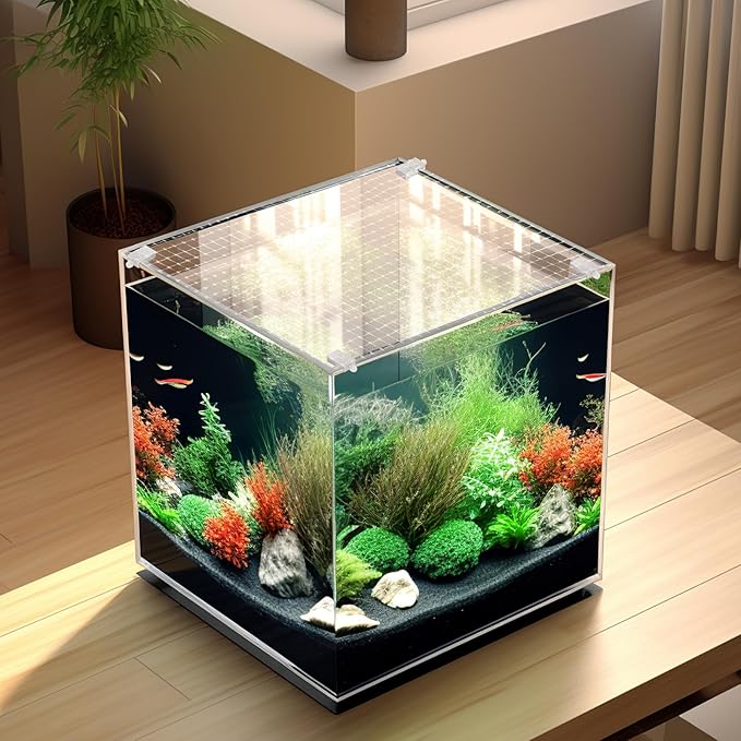 1 Set of 10 Gallon Aquarium Lid - Mesh Cover for Fish Tanks, Practical Netting Cover to Prevent Fish Jumping Out
