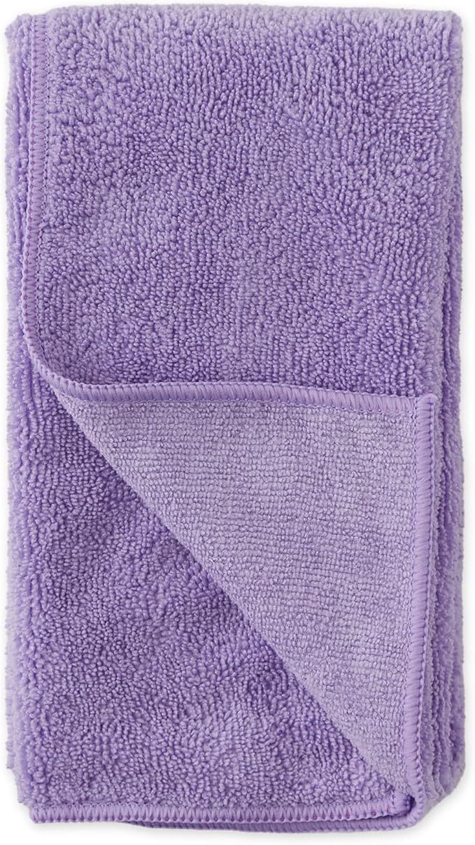 Bone Dry Pet Grooming, Embroidered Microfiber Towel Drying Collection, 15x30, Lavender
