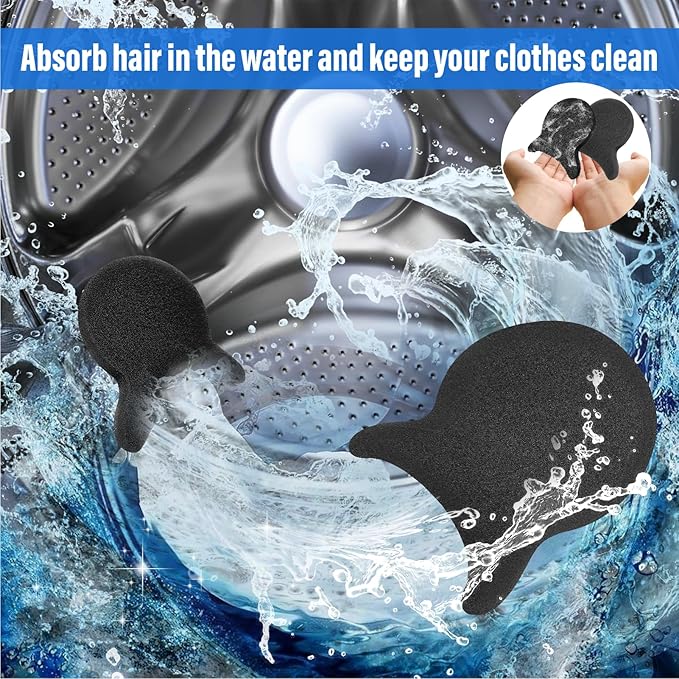 Pet Hair Remover for Laundry, Reusable Dog & Cat Hair Remover Tool, Effectively Removes Pet Hair, Lint and Dander from Bedding and Clothing, Suitable for Washing Machines, Dryers 8PCS