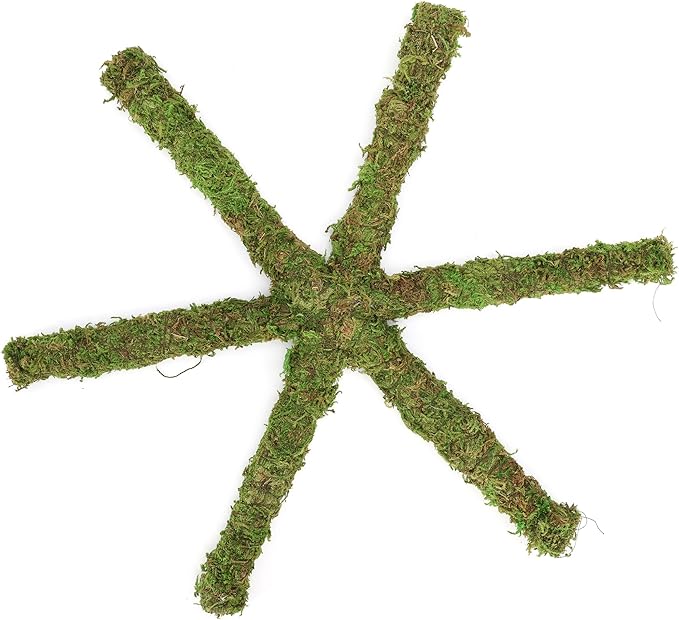 12 Inch Hermit Crab Climbing Toys for Tank, Fake Moss Hermit Crab Habitat Tank Accessories, Pet Snail Climbing Toys, Ideal Snail Terrarium Accessories (Natural Green, 12 Inch)