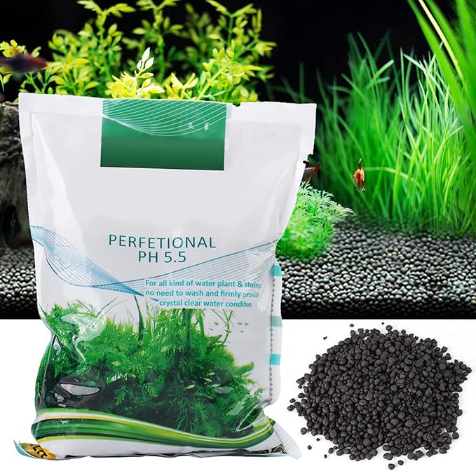 1000 G Aquarium Soil, Aquatic Soil, Aquatic Soil, Aquarium Plant Soil, Aquatic Plant Soil, Aquatic Soil Substrate, Easy to Use, Bottom Water