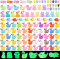 110PCS Mini Resin Animals Tiny Cute Glow Figures in Dark, Miniature Figurine to Hide, Little Animal Toys Small Accessories for Topper Desk Garden Dollhouse Landscape Aquarium Ornaments Crafts & Decor