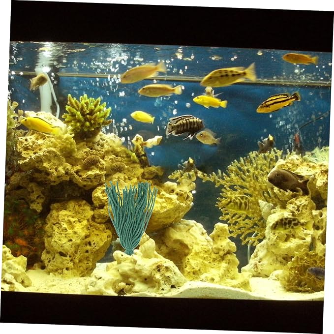 10pcs Spawning Mops for Aquarium Fish Breeding Floating Hideout for Breeding Fish Tank Decor Shrimp Shelter Hiding Grass for Aquarium