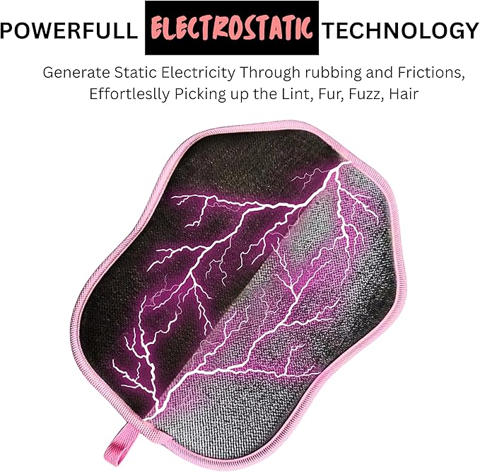 Pet Hair Remover Glove for Cats & Dogs, Upgraded Electrostatic Pet Hair Removal Gloves, Reusable Magic Brush Pet Hair Remover Tool for Laundry, Couch, Carpet, Car Seat