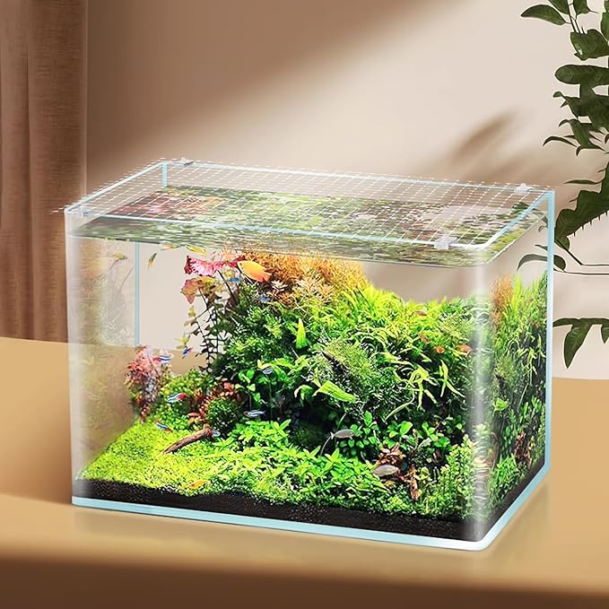 1 Set of 10 Gallon Aquarium Lid - Mesh Cover for Fish Tanks, Practical Netting Cover to Prevent Fish Jumping Out