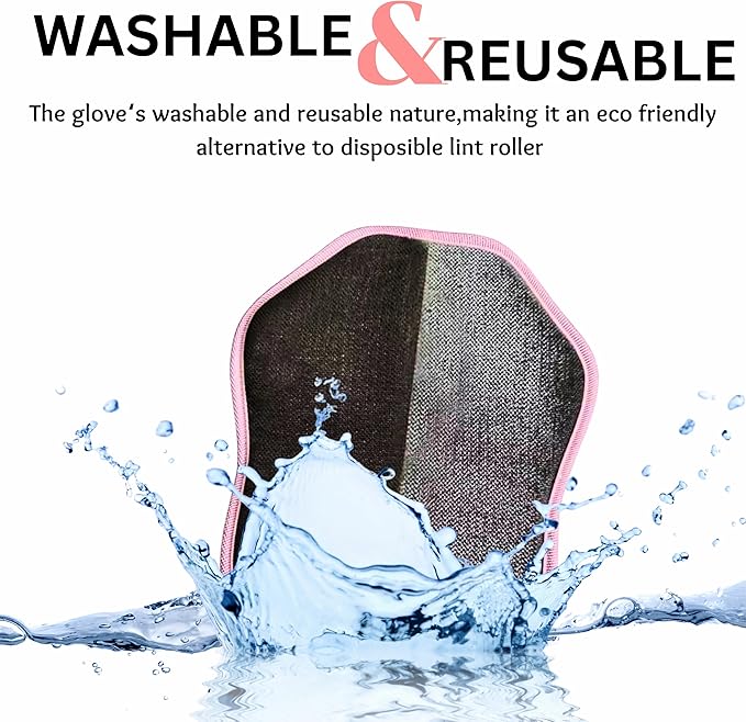 Pet Hair Remover Glove for Cats & Dogs, Upgraded Electrostatic Pet Hair Removal Gloves, Reusable Magic Brush Pet Hair Remover Tool for Laundry, Couch, Carpet, Car Seat