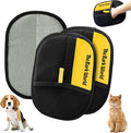 Pet Hair Removal Glove 2-Pack – Reusable Dog & Cat Fur Remover Mitts – Electrostatic Lint Removal Tool for Furniture, Clothing, Carpet & Car Seats